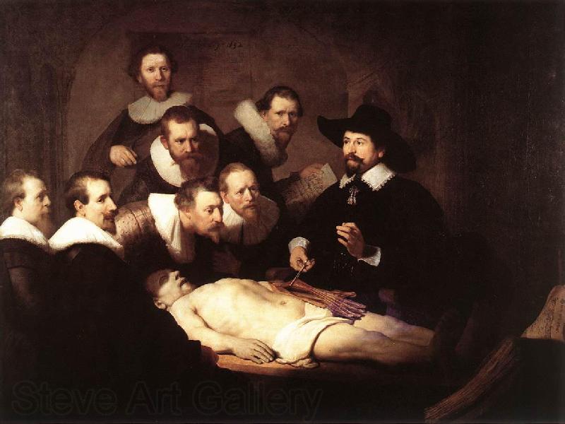 REMBRANDT Harmenszoon van Rijn The Anatomy Lesson of Dr.Nicolaes Tulp (mk08)